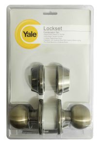 9217AB COMBINATION SET, KEYED ALIKE, ANTIQUE BRASS