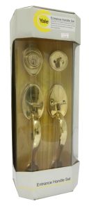 HG6700PB HANDLE GRIPSETS WITH KNOB POLISHED BRASS