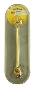 903/8 PB HOOK 903-8" POLISHED BRASS (PACK 1)