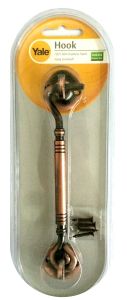 904/6 AC HOOK 904-6" ANTIQUE COPPER (PACK 1)