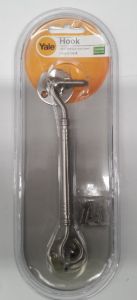 904/6 SS HOOK 904-6" SATIN STAINLESS (PACK 1)