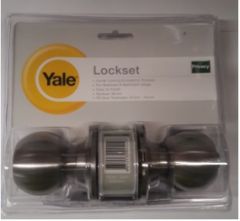 5122SS YALE JUNIOR KNOB PRIVACY SET SATIN STAINLESS