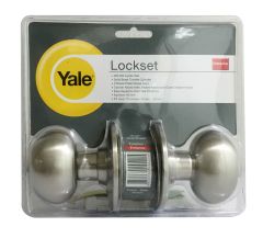 YALE KNOB VOV5227 ENTRANCE SATIN NICKEL