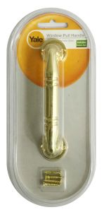 901/120 PB WINDOW PULL HANDLE 901-120MM POLISHED BRASS PACK1
