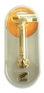 902/120 PB WINDOW PULL HANDLE 902-120MM POLISHED BRASS PACK1