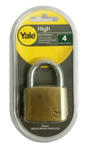 Y110 SERIES 50MM PADLOCKS BRASS NATURAL DP