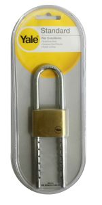 Y110 SERIES 50MM PADLOCK BRASS NATURAL DP