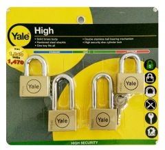BD45SS2LS2 YALE BRASS DISC PADLOCK 45SSx2 & 45LSx2,KA,P4