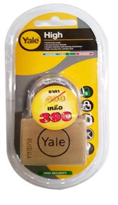 [Y117D/50/127/1] BD50 Yale Padlock 50mm Y117D/50/127/1 SS KD, P1 B/Pa