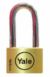 BD50L Yale Padlock 50mm Y117D/50/162/1 LS KD, P1 B/Pack