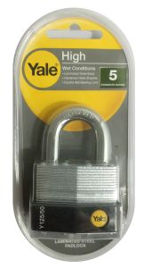 Y125 SERIES 50MM PADLOCK LAMINATED STEEL ZINC DP