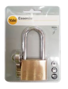 YALE YE1/50/166/1 50mm LS Padlock Visual Packed