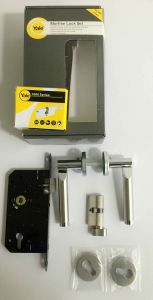 YALE MORTISE LOCK CASE, DIMPLE KEY, TT-003-PP/SS, VISUAL PACK